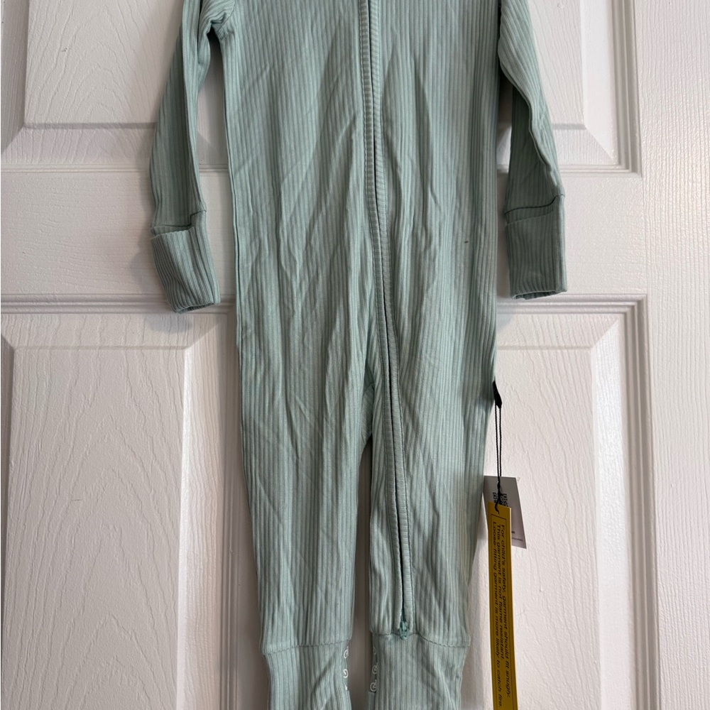 Cozy Mint Kids Footie Pajamas